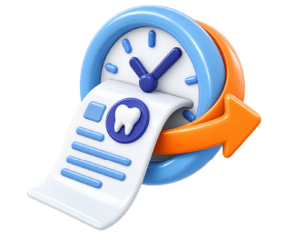 Dental claims submission within 24 hours icon